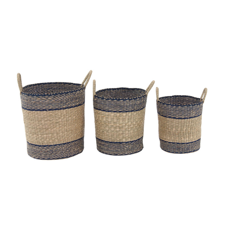 Traditional Round Wicker Basket Set & Reviews Joss & Main